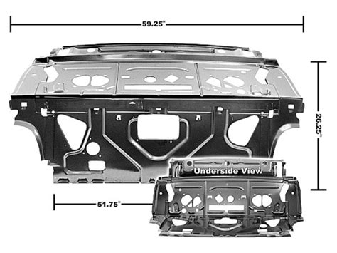 1969 gto rear speaker shelf sheet metal|pontiac gto package tray.